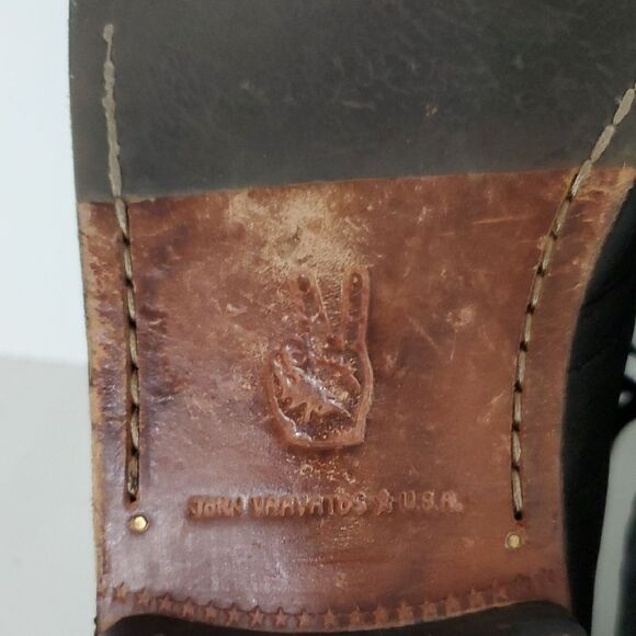 John Varvatos Black Leather Chukka Boots Men\'s Size 10.5